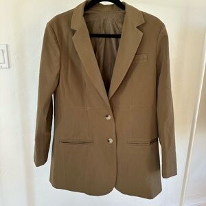 AMAZON OLIVE OVERSIZED BLAZER